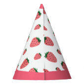 Chapeaux De Fètes Fille aux fraises mignonne Premier anniversaire Pa (Dos)