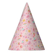 Chapeaux De Fètes Fille d'anniversaire 7 ans arc-en-ciel Patchwork P (Gauche)