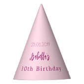 Chapeaux De Fètes Fille de fête rose (Devant)