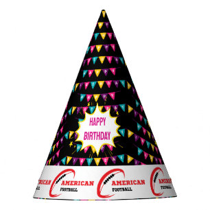 Chapeaux De Fètes Fille de football Équipe de joueur Anniversaire