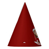 Chapeaux De Fètes Fille de Noël aux cheveux bruns ondulés (Gauche)