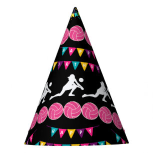 Chapeaux De Fètes Fille de volleyball Joueur Anniversaire
