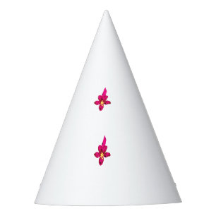 Chapeaux De Fètes Fille Design, Or Léger, Rouge Purplish