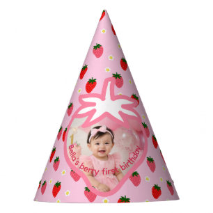 Chapeaux De Fètes Fille du premier anniversaire Berry Fête aux frais