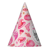 Chapeaux De Fètes Fille Éffrayant un 1er anniversaire Nom (Gauche)