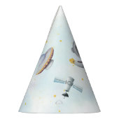 Chapeaux De Fètes Fille spatiale Astronaut fusée étoile Anniversaire (Gauche)