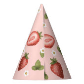 Chapeaux De Fètes Filles Berry Première fraise 1er anniversaire (Dos)