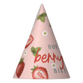 Chapeaux De Fètes Filles Berry Première fraise 1er anniversaire (Gauche)