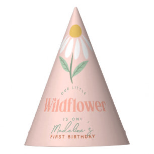 Chapeaux De Fètes Filles mignonne rose Fleur sauvage Daisy Anniversa