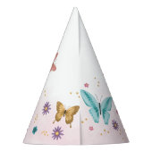 Chapeaux De Fètes Filles mignonnes papillon Whimsical fête d'anniver (Dos)