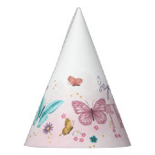 Chapeaux De Fètes Filles mignonnes papillon Whimsical fête d'anniver (Gauche)