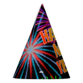 Chapeaux De Fètes Fireworks + Rainbow Spectrum "HEUREUX NOUVEL AN !" (Gauche)