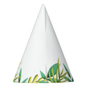 Chapeaux De Fètes Flamant rose rose d'été Tropical (Dos)