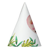 Chapeaux De Fètes Flamant rose rose d'été Tropical (Gauche)