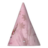 Chapeaux De Fètes Flamme de neige en marbre d'or rose (Droite)