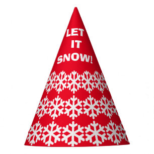 Chapeaux De Fètes Flammes de neige - Laisser neiger!