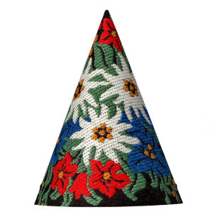 Chapeaux De Fètes Fleur alpine suisse Edelweiss