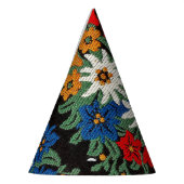 Chapeaux De Fètes Fleur alpine suisse Edelweiss (Gauche)