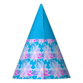 Chapeaux De Fètes Fleur bleue violet temps (Dos)