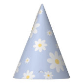 Chapeaux De Fètes Fleur de marguerite blanche classique (Gauche)