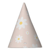 Chapeaux De Fètes Fleur de marguerite blanche classique (Droite)