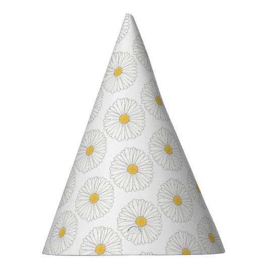 Chapeaux De Fètes Fleur Jardin Floral Jaune Blanc (Droite)
