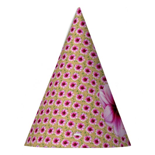 Chapeaux De Fètes Fleur rose de réception en plein air sur toute (Gauche)