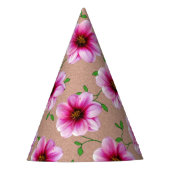 Chapeaux De Fètes Fleur rose de réception en plein air sur toute (Devant)