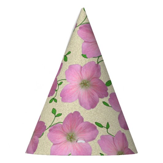 Chapeaux De Fètes Fleur rose douce de réception en plein air sur (Gauche)