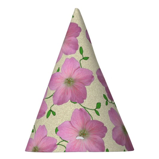 Chapeaux De Fètes Fleur rose douce de réception en plein air sur (Droite)