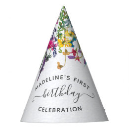 Chapeaux De Fètes Fleur sauvage Premier anniversaire Casquette