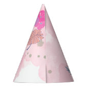 Chapeaux De Fètes fleur sauvage rose 1er anniversaire (Dos)