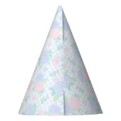 Chapeaux De Fètes Fleurs d'aquarelle en vichy (Dos)