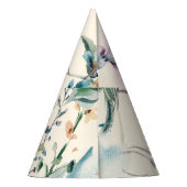 Chapeaux De Fètes Fleurs de champ Aquarelle Motif sans couture (Dos)