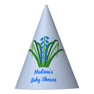 Chapeaux De Fètes Fleurs de Jacinthe Bleue Bébé Garçon Baby Shower d