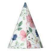 Chapeaux De Fètes Fleurs de printemps et Motif Feuille (Dos)