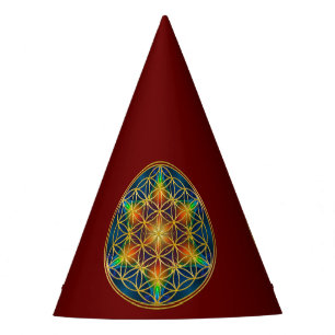 Chapeaux De Fètes FLEURS DE VIE - Fleur fractale 1