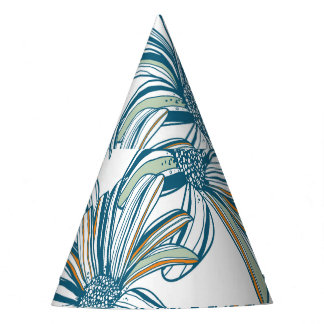 Chapeaux De Fètes Fleurs Gerbera, Design Vintage Sans Faille.