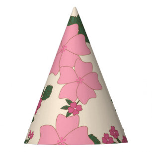 Chapeaux De Fètes Fleurs Roses, Motif Floral, Motif De Fleurs