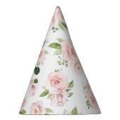 Chapeaux De Fètes Fleurs roses, Roses roses, Fleurs Aquarelles (Droite)