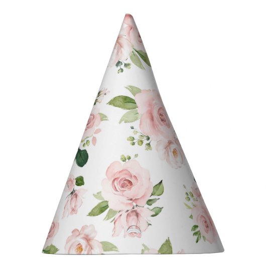 Chapeaux De Fètes Fleurs roses, Roses roses, Fleurs Aquarelles (Droite)