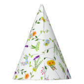 Chapeaux De Fètes Fleurs sauvages de printemps et d'été (Dos)