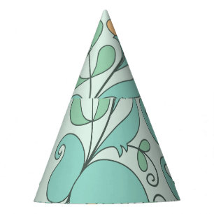 Chapeaux De Fètes Floral Abstrait : Motif Vintage sans fil