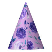 Chapeaux De Fètes Floral violet (Dos)
