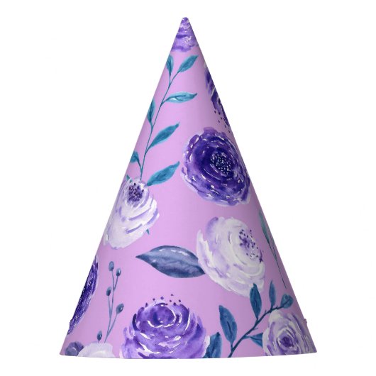 Chapeaux De Fètes Floral violet (Devant)