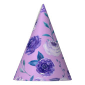 Chapeaux De Fètes Floral violet (Gauche)