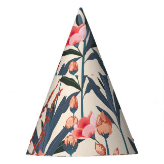 Chapeaux De Fètes Florales de jardin : Vintage botanique tropical