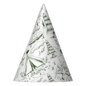 Chapeaux De Fètes Forêt Pins verts Campfire Camping Anniversaire (Gauche)