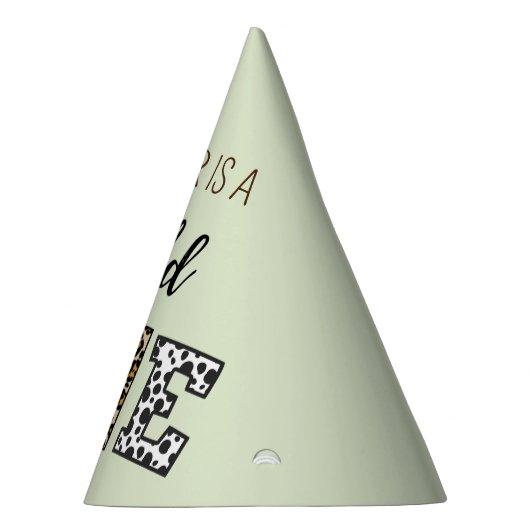 Chapeaux De Fètes Forme animale calligraphie sauvage un (Droite)