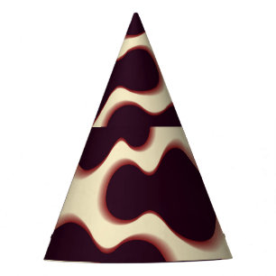 Chapeaux De Fètes Formes globulaires épineuses, teintes marron motif